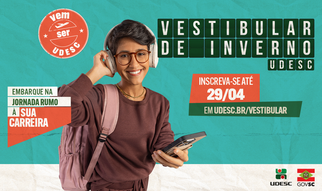 Udesc abre inscrições para 1.093 vagas em cursos de graduação pelo Vestibular de Inverno 2025