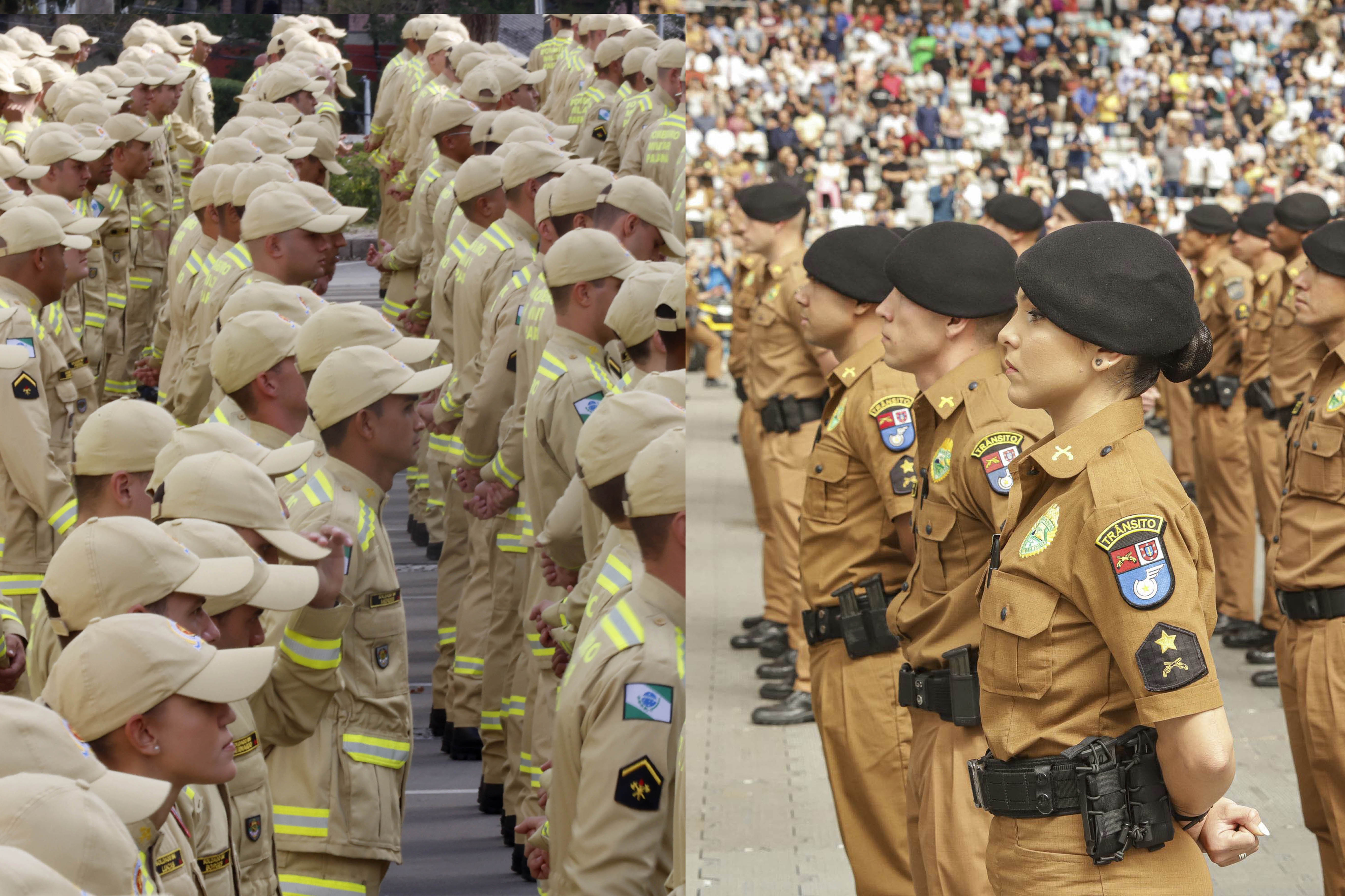 Paraná abre concursos para contratar 2 mil policiais militares e 600 bombeiros: confira editais