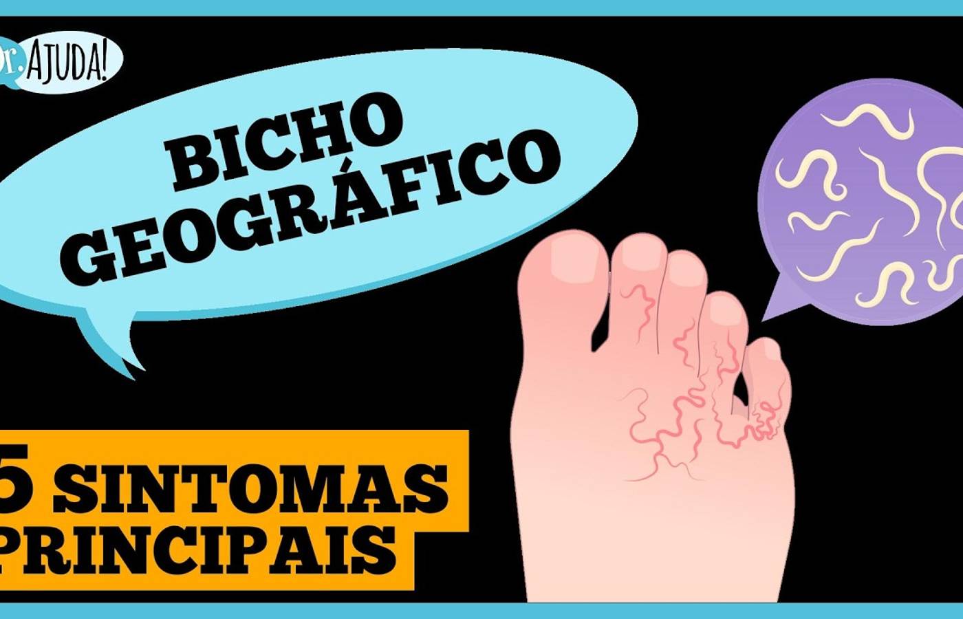 Coceira intensa nos pés ou nádegas? Pode ser bicho geográfico